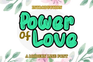Power of Love Font Download