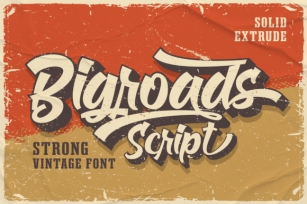Bigroads Script Font Download