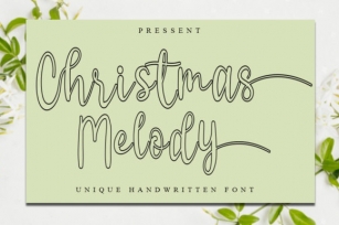 Christmas Melody Font Download