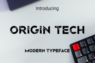 Origin Tech Font Download