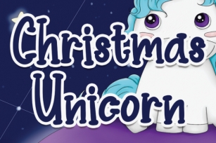 Christmas Unicorn Font Download