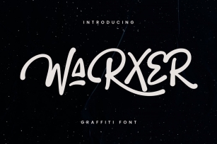 Warxer Graffiti Font Font Download