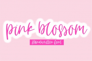 pink blossom Font Download
