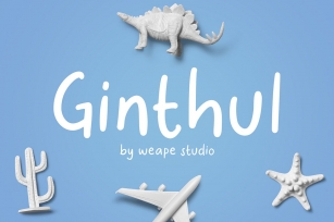 Ginthul - Fun and Playful Font Font Download