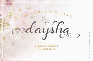 Daysha - Wedding Font Font Download