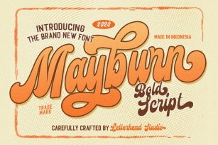 Mayburn - Bold Script Font Download