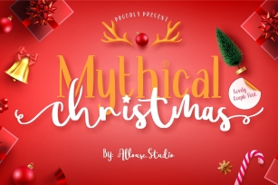 Web Font - Mythical Christmas - Lovely Couple Font Font Download