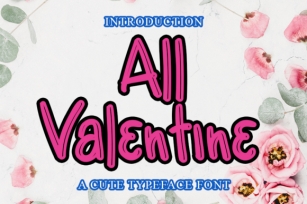 All Valentine Font Download