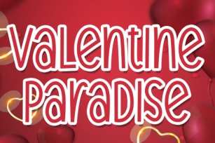 Valentine Paradise Font Download