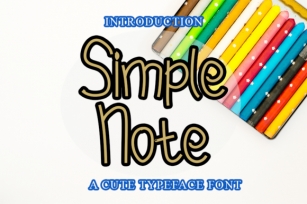 Simple Note Font Download