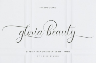 Gloria Beauty Font Download