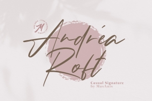 Andrea Roft // Casual Signature Font Download