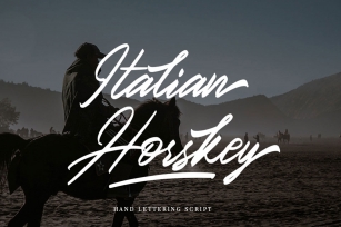 Italian Horskey Signature Script Font Download