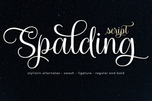 Spalding Script Font Download