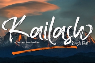 Kailash - Brush Font Font Download