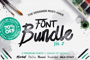 Hand Drawn Font Bundle: Vol. 2 Font Download