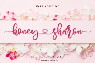 Honey Sharon Lovely Handwritten Script Font Download