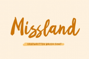 Missland - Handwritten Brush Font Font Download