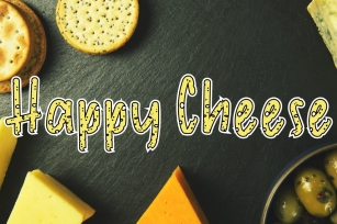 Happy Cheese | Modern Script Typeface Font Font Download