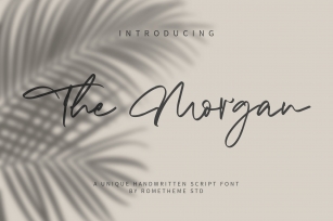 The Morgan - Signature Script Font YR Font Download