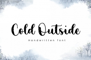 Cold Outside - Lovely Script Font Download