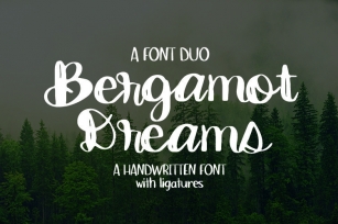 Bergamot Dreams Font Duo Font Download