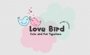Love Bird - cute font Font Download