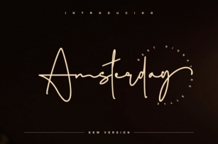 Amsterday Font Download