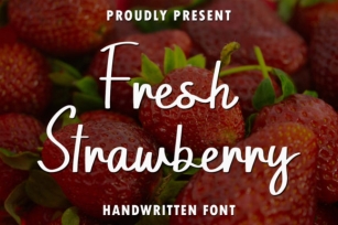 Fresh Strawberry Font Download