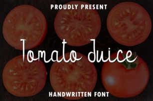 Tomato Juice Font Download