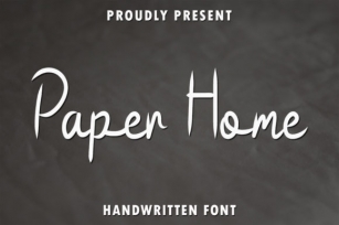 Paper Home Font Download