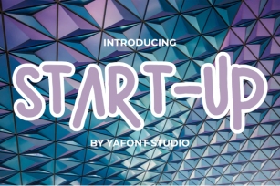 Start-up Font Download