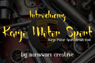 Karjo Motor Sport Font Download