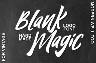 Blank Magic Font Download