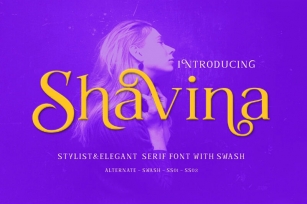 Shavina Beauty Serif Font Font Download