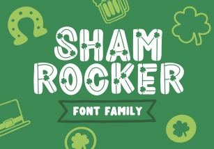 Shamrocker | A St. Patricks Day Font Family Font Download