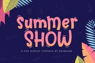 Summer Show Font Font Download