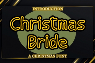 Christmas Bride Font Download