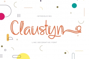 Claustyn | Line Decorative Font Font Download