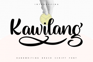 Kawilang | Handwriting Brush Font Font Download