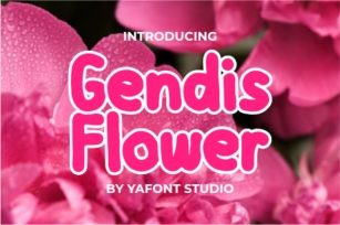 Gendis Flower Font Download