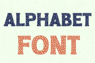 Alphabet Font Download