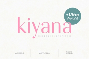 Kiyana | Modern Sans Font Font Download