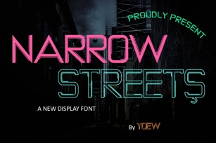 NARROW STREETS Font Download
