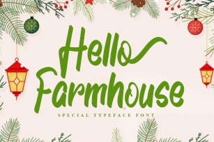 Hello Farmhouse - Special Typeface Font Font Download