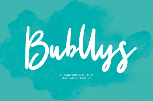 Bubllys Handwritten Font Font Download