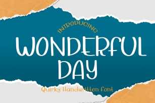 Wonderful Day Font Download