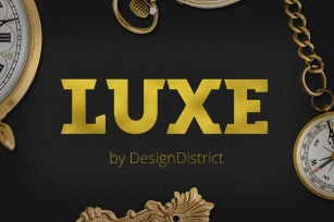 Luxe Font Font Download