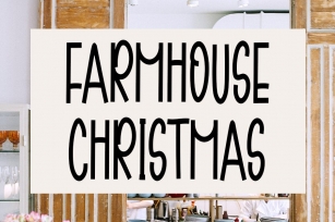 Farmhouse Christmas - Cute Handwritten Font Font Download