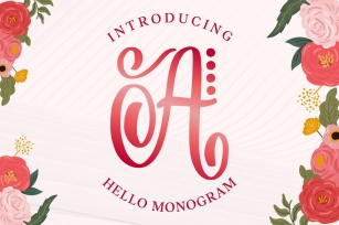 Hello Monogram Letters Font Download